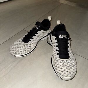 APL Black and White Athletic Shoes